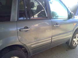 2007 HONDA PILOT GRAY, EX-L MODEL, 3.5L, RWD.  A26229